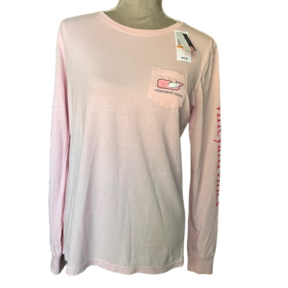 Vineyard Vines T-Shirt Womens Medium Pink VALENTINES DAY  NEW
